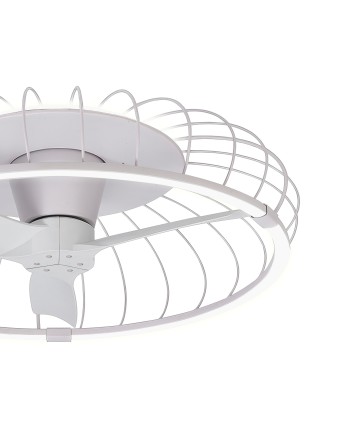 NATURE * VENTILADOR PLAFÓN LED BLANCO CON MANDO